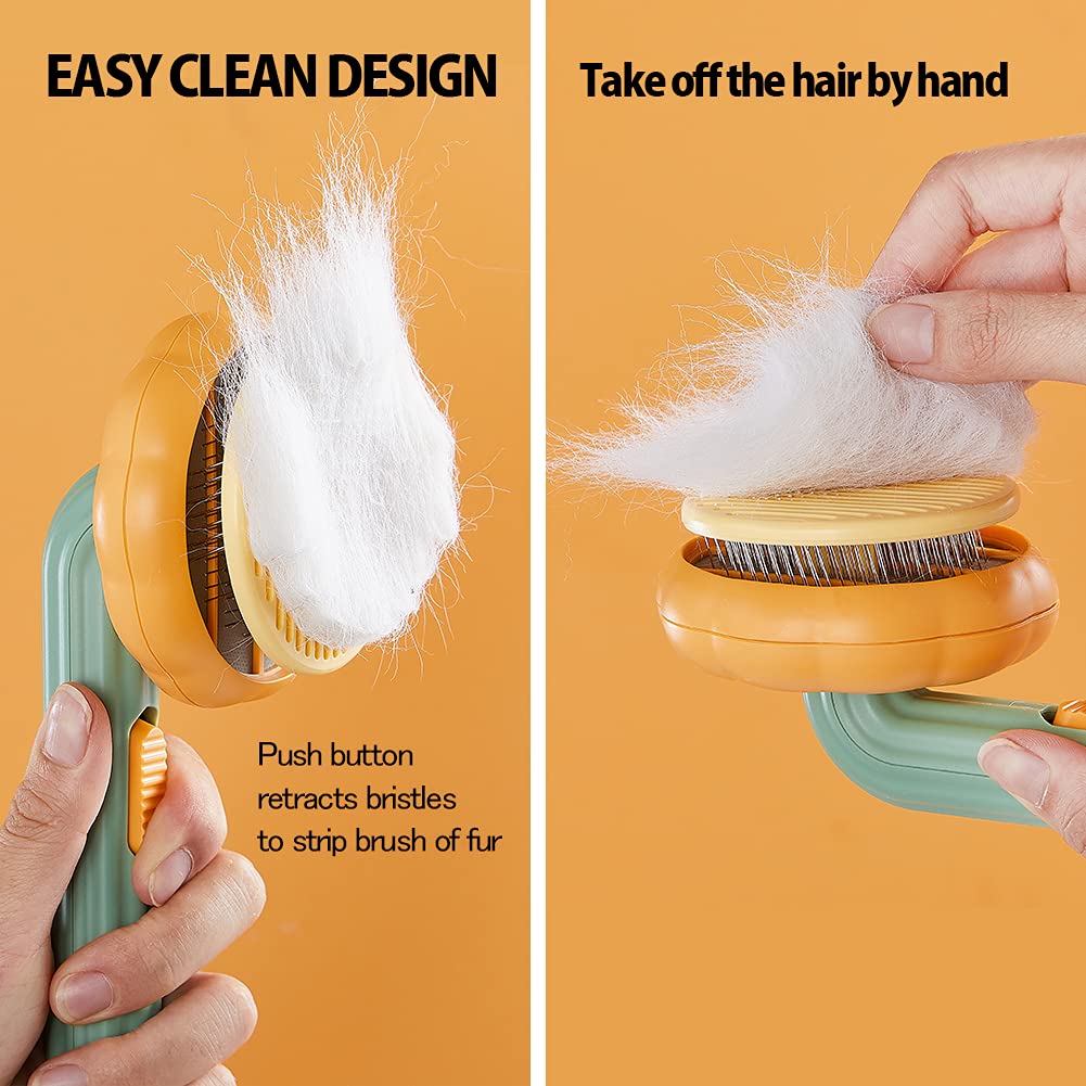 Transform Your Pet Grooming Experience with the Self Cleaning Pet Slicker Grooming Brush Tool