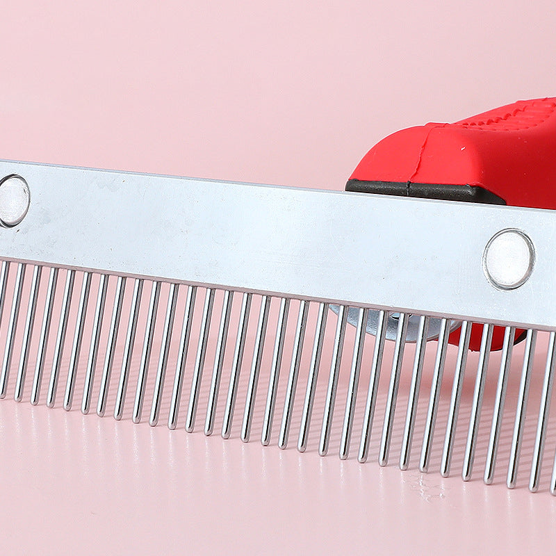 Transform Your Pet's Grooming Routine with the Extra Large Rake Deshedding Comb