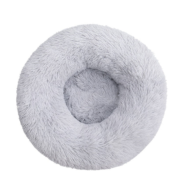 Cozy Comfort for Your Furry Friend: The Pet Round Cotton Winter Warm Sleeping Bed